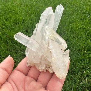 Natural Clear Quartz Cluster Crystal - Clear From Madagascar